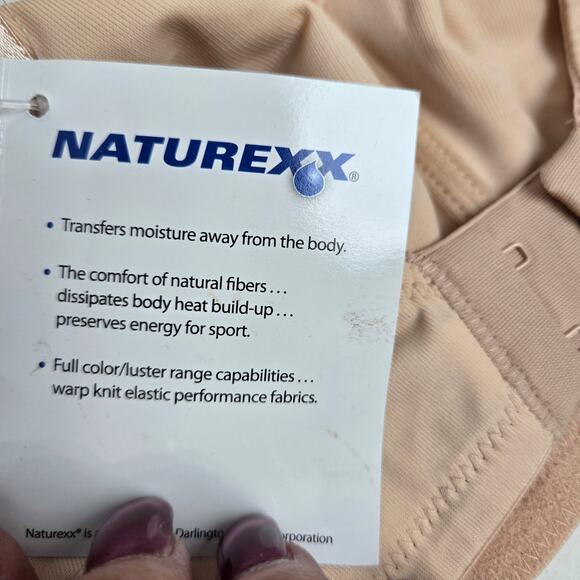 NWT-Amoena Marlena NatureXX Seamless Soft Cup Bra 2167N Nude Size 34D - Picture 5 of 16